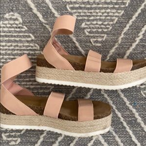 Platform Wedge Sandals 7